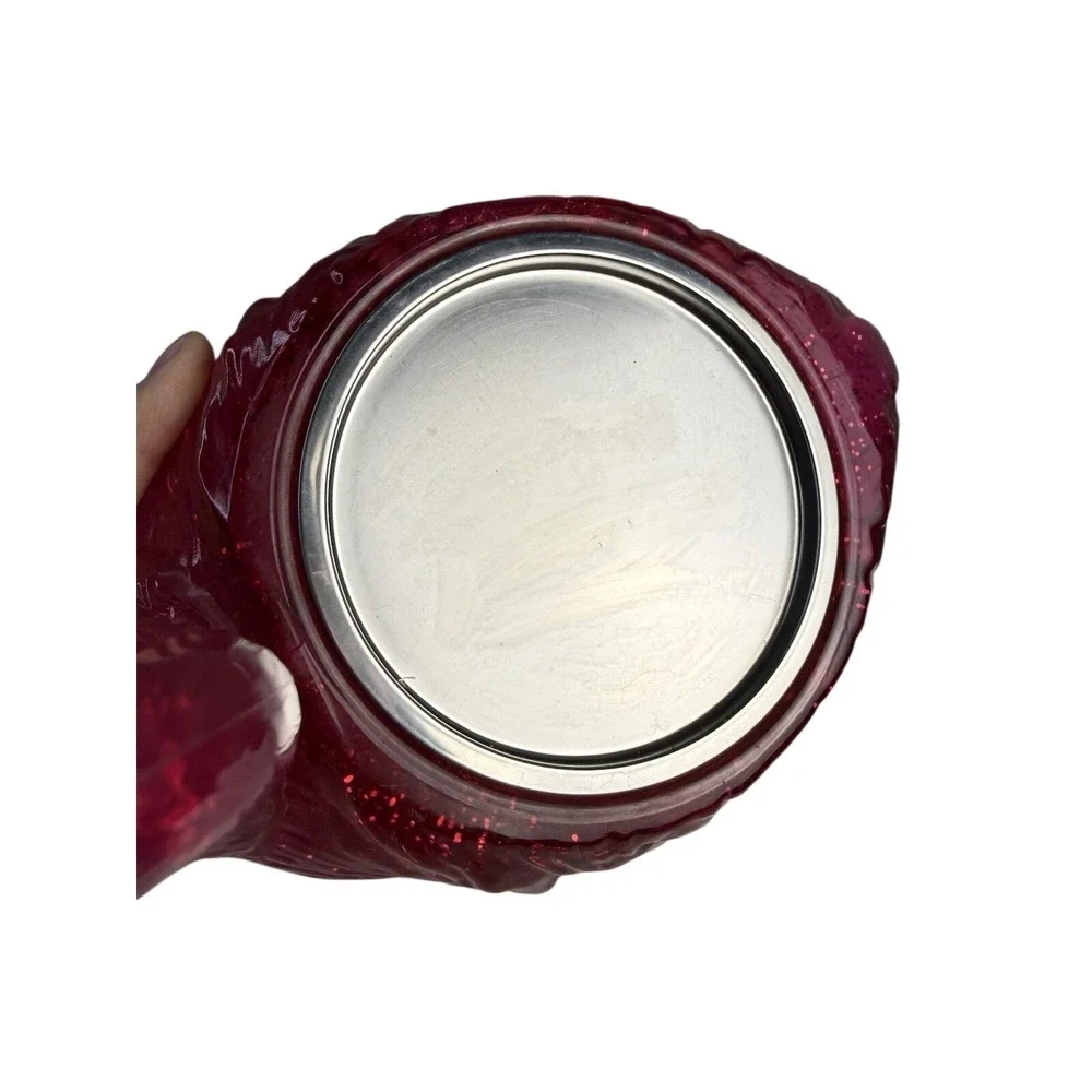 Bath & Body Works PINK FLAMINGO 3-Wick‎ Glitter Swirl Water Globe Candle Holder - Picture 7 of 7